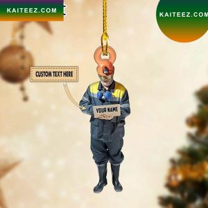 Personalized Coal Miner 2022 Christmas Ornament