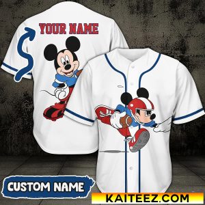 Personalized Disney Mickey Football Baseball Jersey