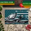 Philadelphia Eagles NFL Custom Name House of fans Doormat