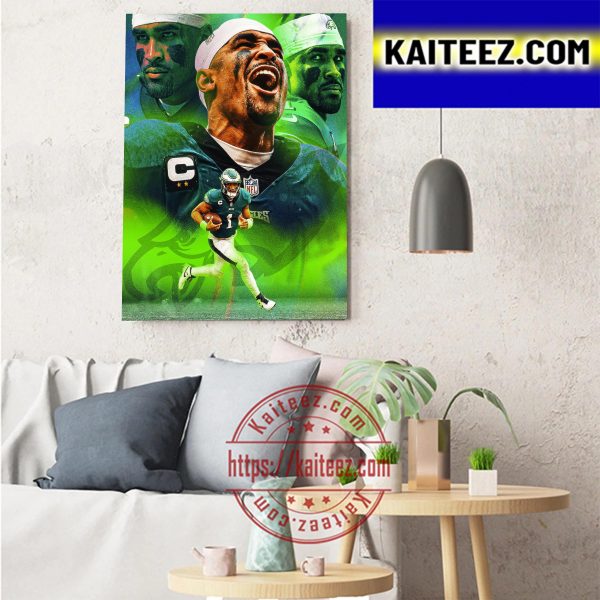 Philadelphia Eagles Still Undefeated In NFL Art Decor Poster Canvas