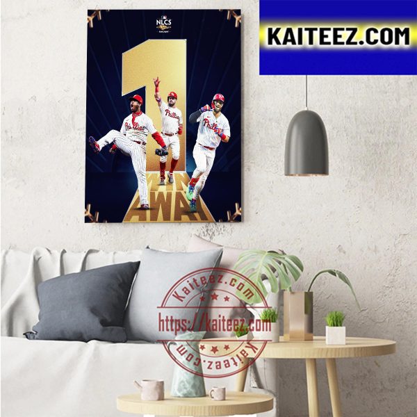Philadelphia Phillies Are 2022 MLB NLCS 1 Win Away Art Decor Poster Canvas