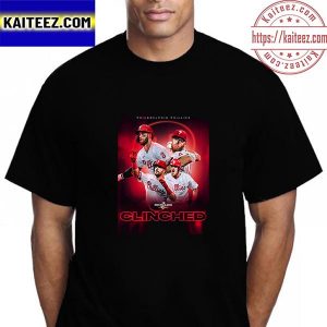 Philadelphia Phillies Are 2022 MLB Postseason Bound Clinched Vintage T-Shirt