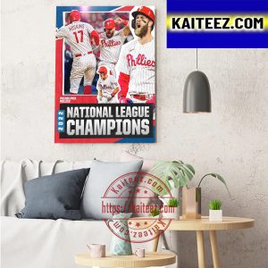 Philadelphia Phillies Are 2022 National League Champions And Headed World Series Art Decor Poster Canvas