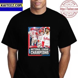 Philadelphia Phillies Are 2022 National League Champions And Headed World Series Vintage T-Shirt