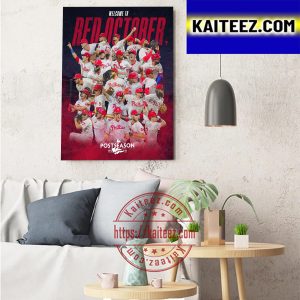 Philadelphia Phillies Are MLB Postseason 2022 Wall Art Poster Canvas