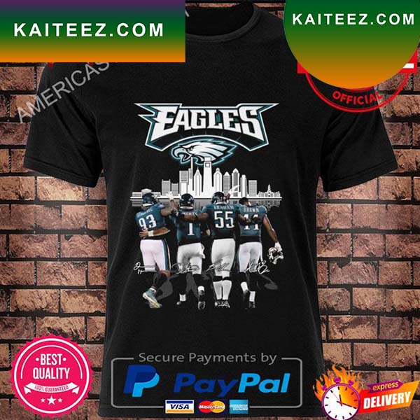 AJ Brown Philadelphia Eagles signature 2022 T-shirt - Kaiteez