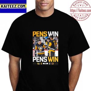 Pittsburgh Penguins Win Game Starting The Season Vintage T-Shirt