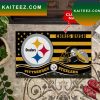 Pittsburgh Steelers NFL Custom Name House of fans  Doormat