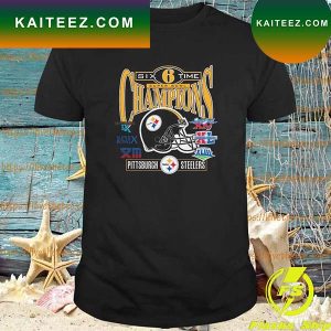 Pittsburgh Steelers Mitchell & Ness 6X Super Bowl Champs Fleece T-shirt