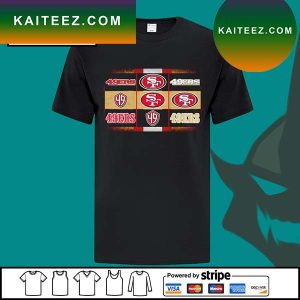 Premium san Francisco 49ers all logo T-shirt