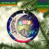 Ram And Rem Rezero Love You To The Moon Galaxy Mica Circle Ornament Perfect Gift For Holiday