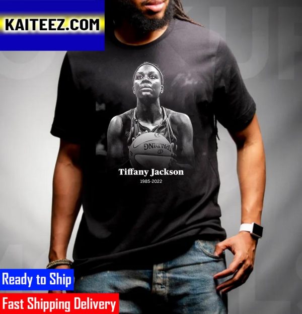 RIP Tiffany Jackson Former Texas Basketball Star WNBA Vintage T-Shirt