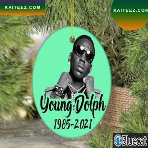 Rapper Young Dolph Rest In Peace Weihnachtsschmuck Christmas Ornament