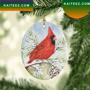 Red Cardinal 2022 Decor Christmas Ornament