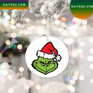 Resting Face Grinch Christmas Tree Decorations Christmas Grinch Decorations Outdoor Ornament