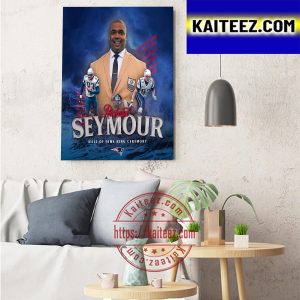 Richard Seymour Hall Of Fame Ring Ceremony Of New England Patriots In NFL Art Decor Poster Canvas
