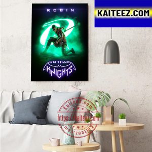 Robin In Gotham Knights Art Decor Poster Canvas