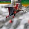 SPECIAL Spiderman gold fighting CHRISTMAS ORNAMENT