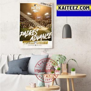 San Diego Padres Advance In MLB ALDS 2022 Art Decor Poster Canvas