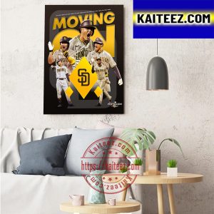 San Diego Padres Are Moving On To The NLCS Clinched 2022 MLB Postseason Art Decor Poster Canvas