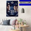 San Diego Padres MLB 2022 Postseason Clinched Art Decor Poster Canvas