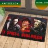 Scary Funny Horror Characters Welcome Doormat