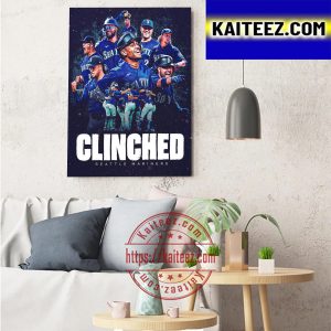 Seattle Mariners Are Headed 2022 MLB Postseason Art Decor Poster Canvas