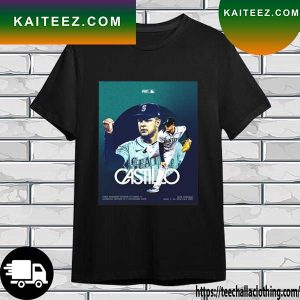 Seattle Mariners Castillo First Pitcher To Throw T-shirt