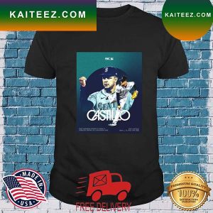 Seattle Mariners Castillo First Pitcher To Throw T-shirt
