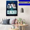 Seattle Mariners Clinched MLB Postseason 2022 Art Decor Poster Canvas