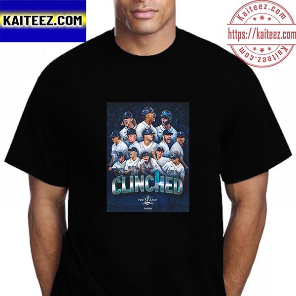 Seattle mariners clinched 2022 postseason shirt, hoodie, sweater