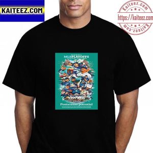 Seattle Mariners On Seattle Times Cover MLB Playoffs Postseason Potential Vintage T-Shirt