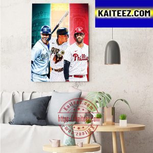 Seattle Mariners San Diego Padres And Philadelphia Phillies In MLB Postseason Comes Back Art Decor Poster Canvas