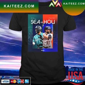 Seattle Mariners vs Houston Astros 2022 ALDS MLB postseason T-shirt