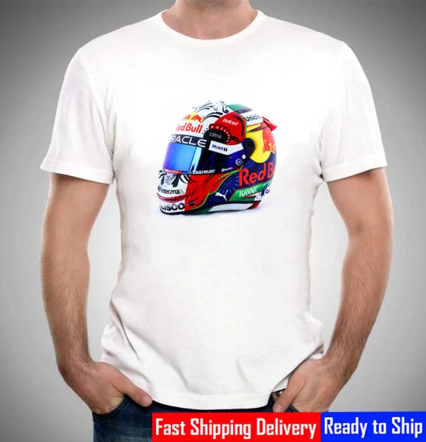 Sergio Perez Special Design Helmet For The Mexico GP Vintage T-Shirt