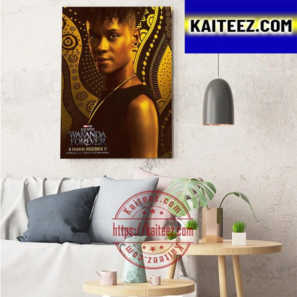 Shuri In Black Panther Wakanda Forever Of Marvel Studios Art Decor Poster Canvas