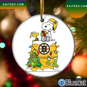 Snoopy Boston Bruins NFL Weihnachten 2022 Christmas Ornament