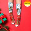 Snoopy Play Christmas With Friends Christmas Socks