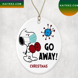 Snoopy Go Away 2022 Peanuts Christmas Ornament