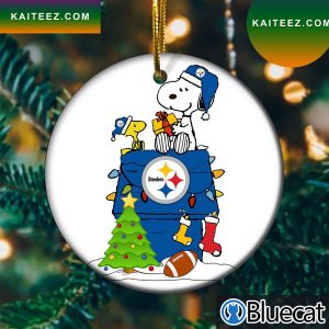 Snoopy Pittsburgh Steelers NFL Weihnachten 2022 Christmas Ornament