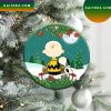 Snoopy Boston Bruins NFL Christmas 2022 Christmas Ornament