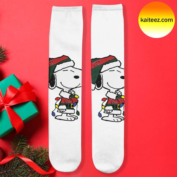Snoopy x Gucci Christmas Socks