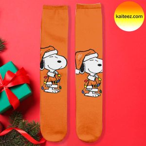 Snoopy x Hermes Christmas Socks