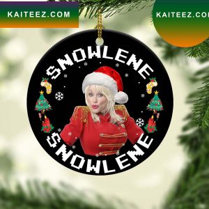 Snowlene Dolly Parton Christmas Ornament