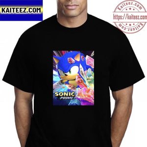 Sonic Prime Poster Movie Vintage T-Shirt