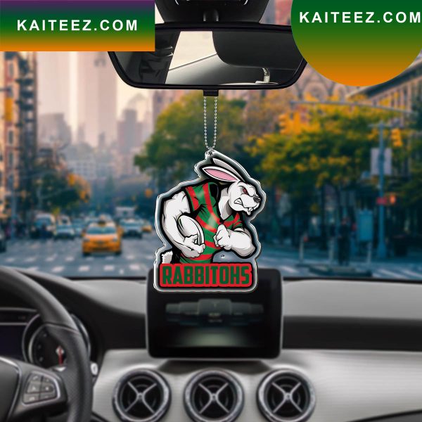 South Sydney Rabbitohs Circle Car Ornament