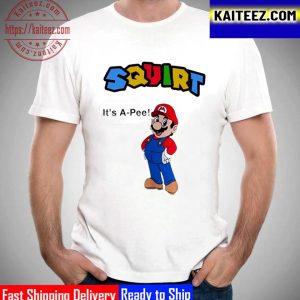 Squirt Its A-Pee Super Mario Bros Vintage T-Shirt