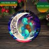 Squirtle Gangster Pokemon Halloween Moonlight Mica Circle Ornament Perfect Gift For Holiday