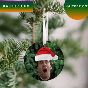 St. Nicolas Cage Face Off Christmas Small Gift For Friend Ornament