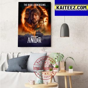 Star Wars Andor The Rebellion Begins Art Decor Poster Canvas